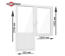 Балконный блок Brusbox 70-6