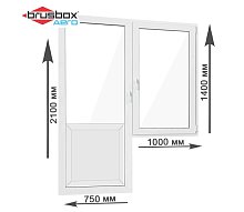 Балконный блок Brusbox Aero