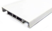 Наличник Brusbox 65 мм. с клипсами (пластиковый), белый